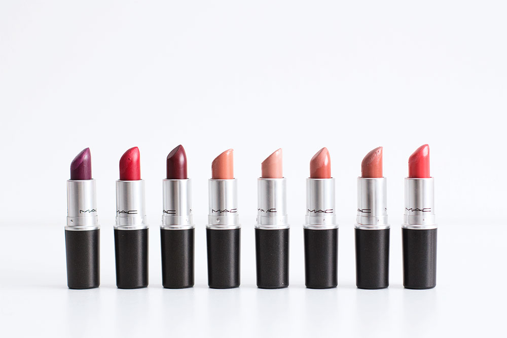 Mac Lipstick Collection.