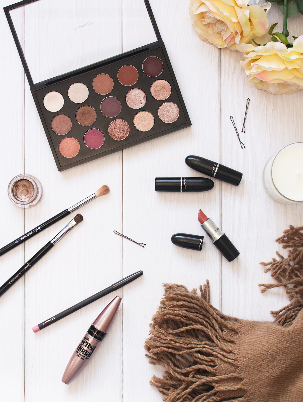 My Custom Eyeshadow Palette: Mac & Makeup Geek.