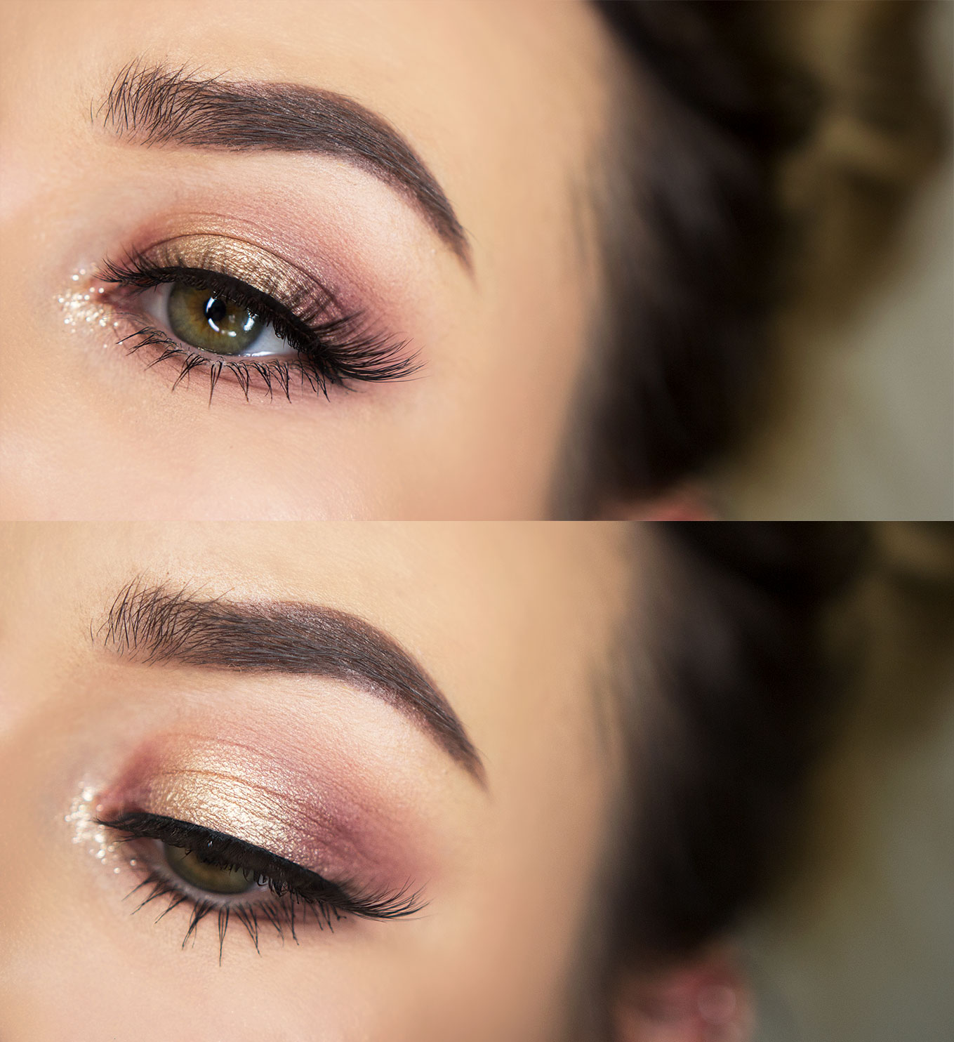 Transitional Autumn Eye Makeup.