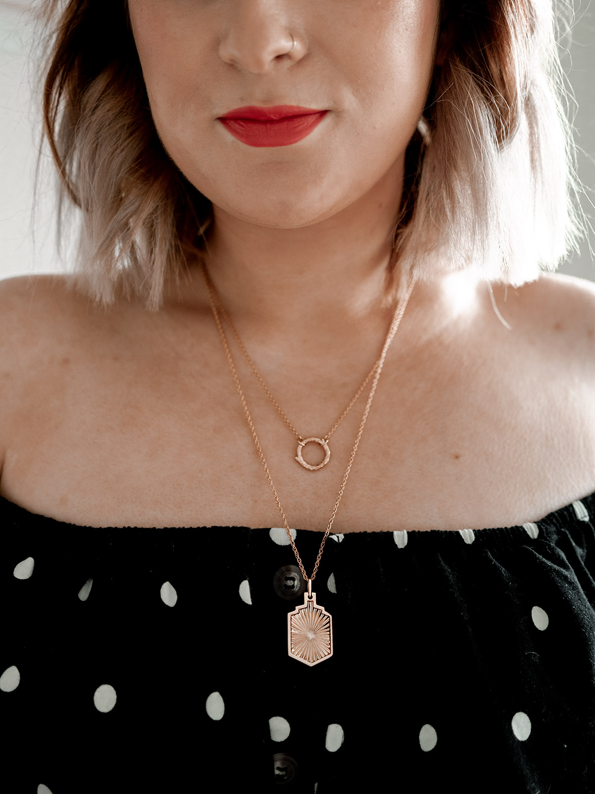 daisy london john greed jewellery review styling accessories gold necklace ring stack