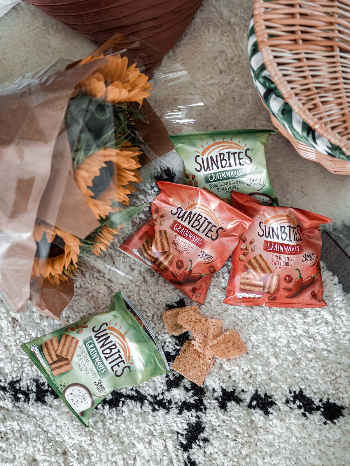 sunbites lighter snacks picnic review walkers