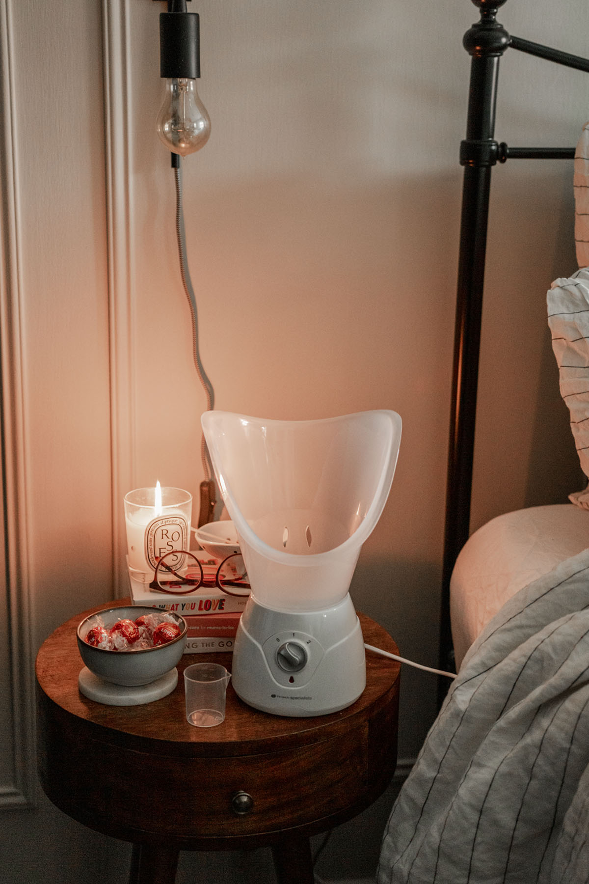 self-care with very facial steamer