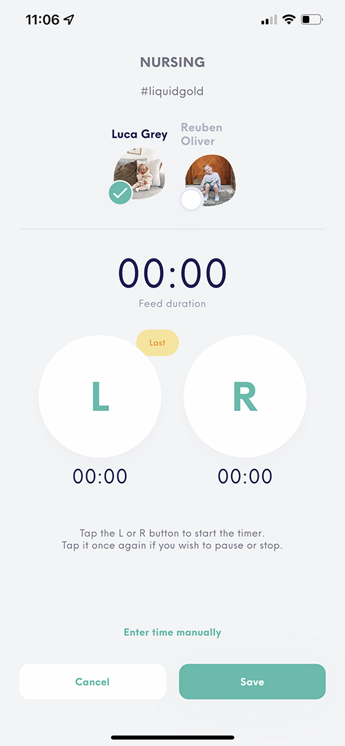 Onoco review easier parenting app tracking baby