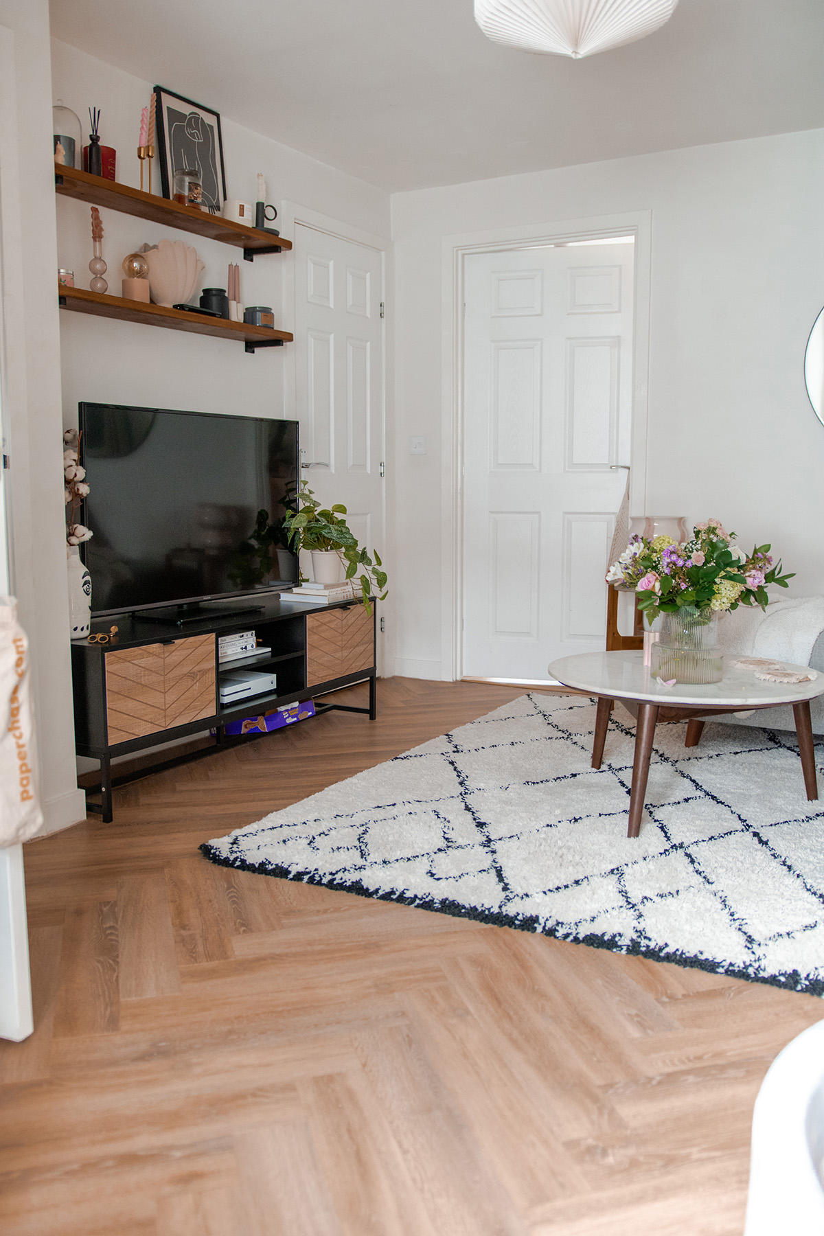 Harvey Maria flooring renovation lvt herringbone floor