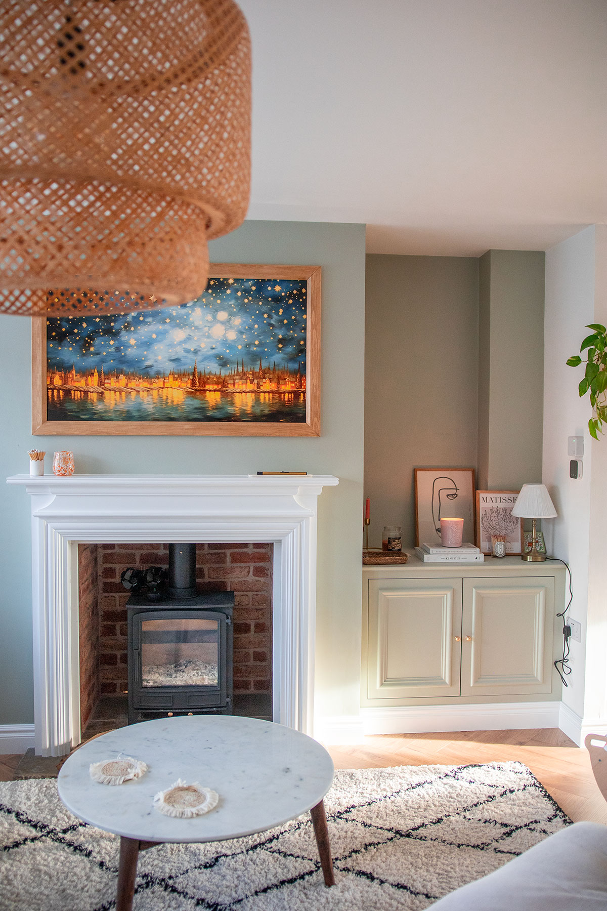 log burner installation new build fireplace install home renovation house chimney breast