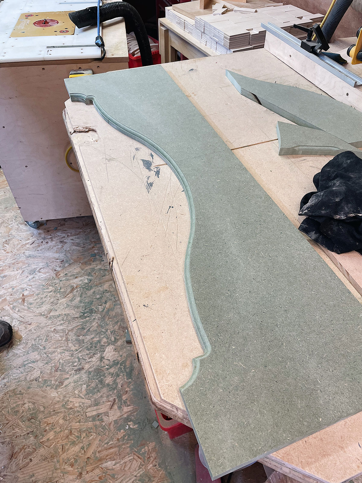 the process of building our alcove units