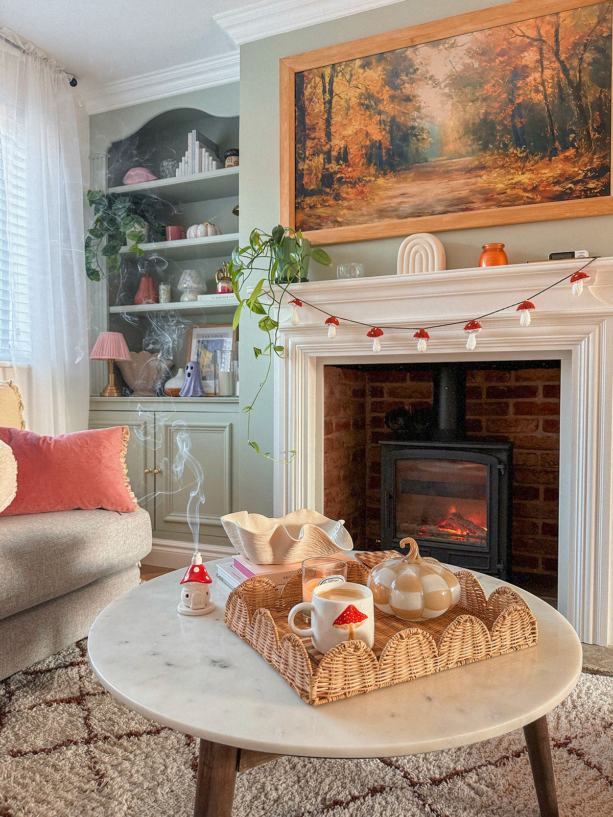 our new build living room transformation with a lob burner installation