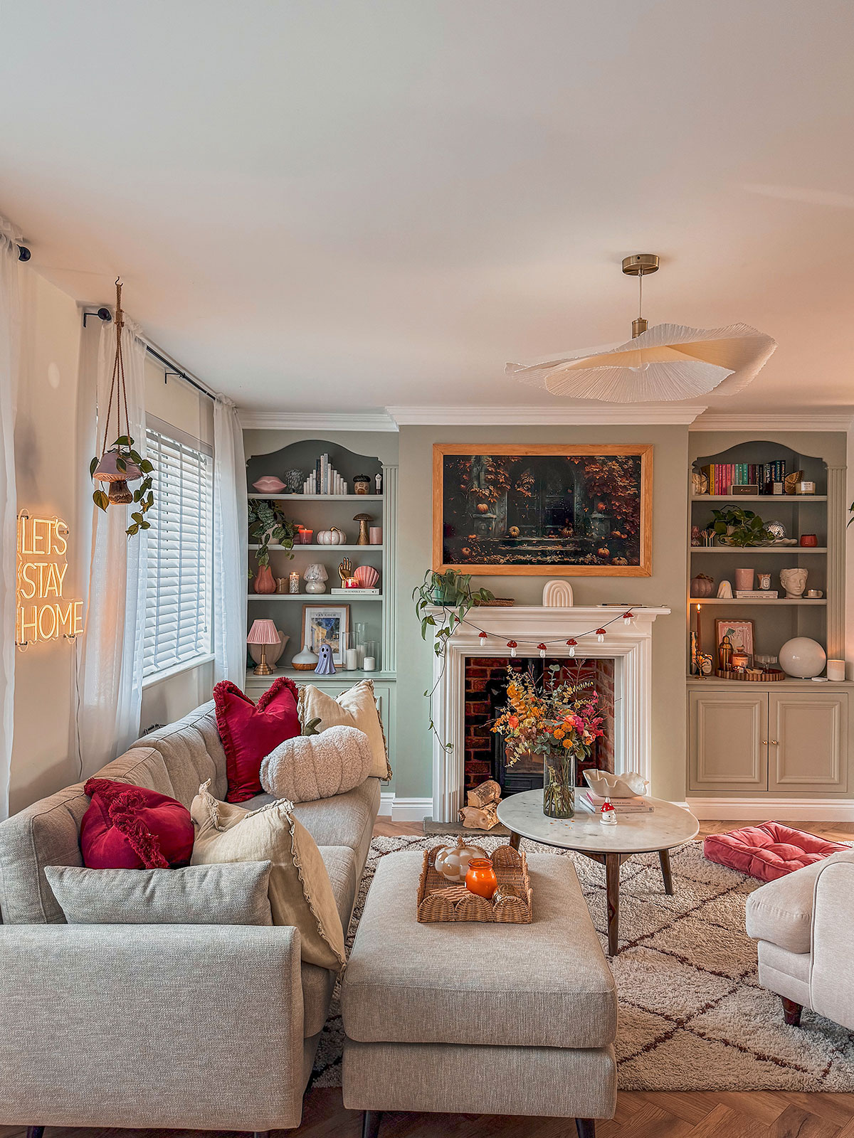 our new build living room transformation with a lob burner installation