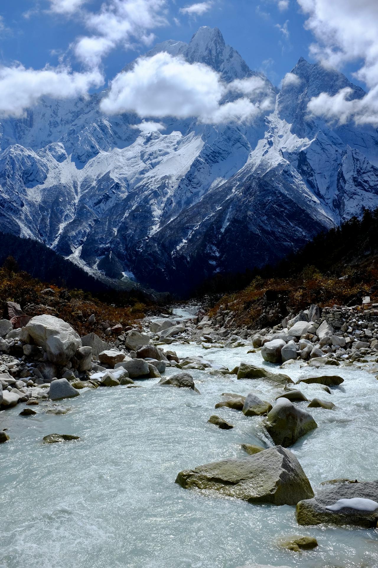 Trek On Manaslu, Where Snow Leopards Roam And Buttercups Glow.