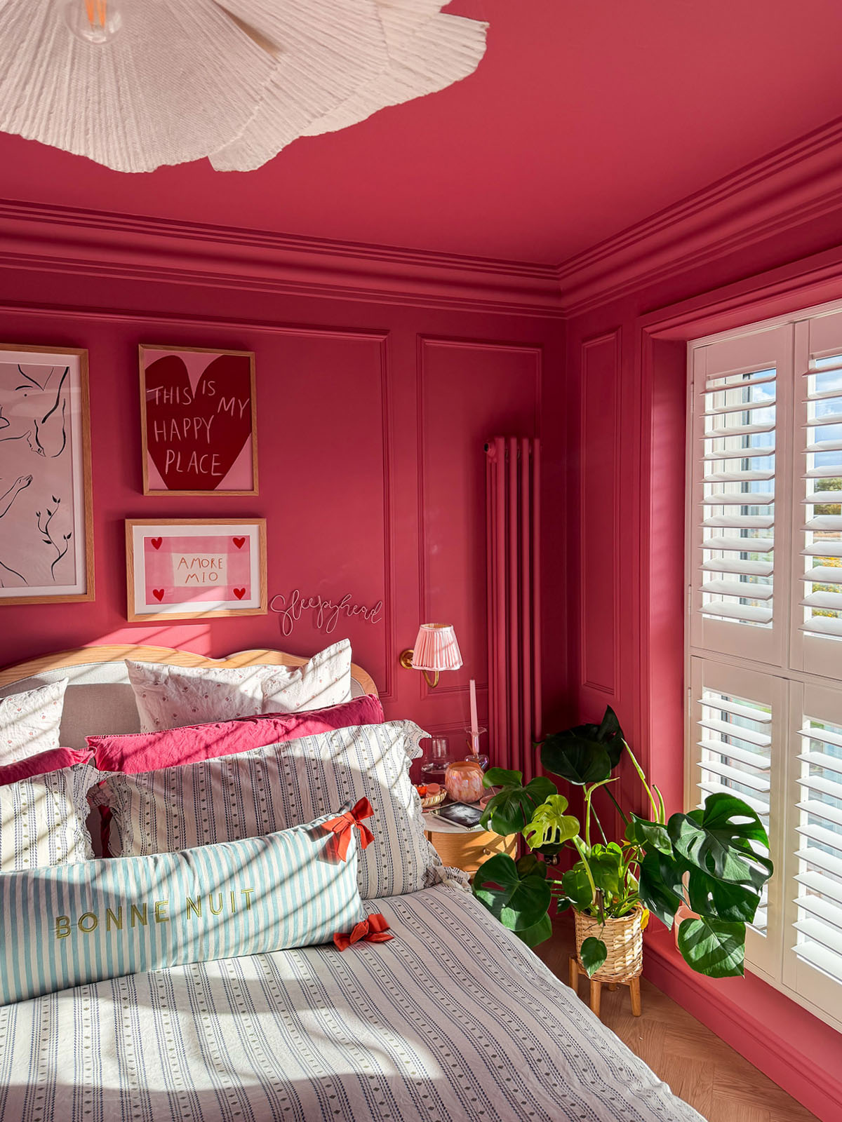bedroom panelling styling ideas