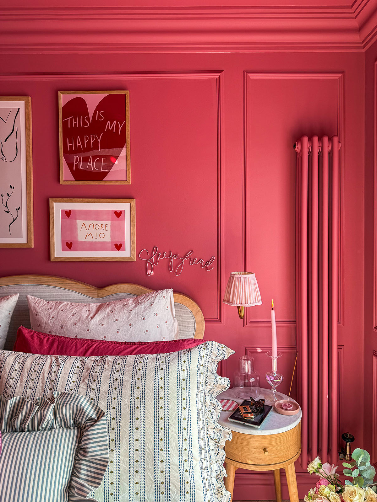 bedroom panelling styling ideas