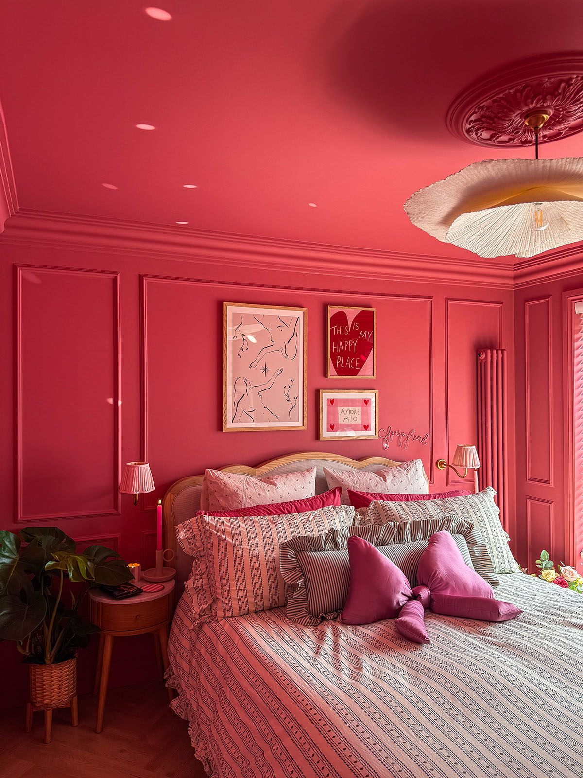 bedroom panelling styling ideas