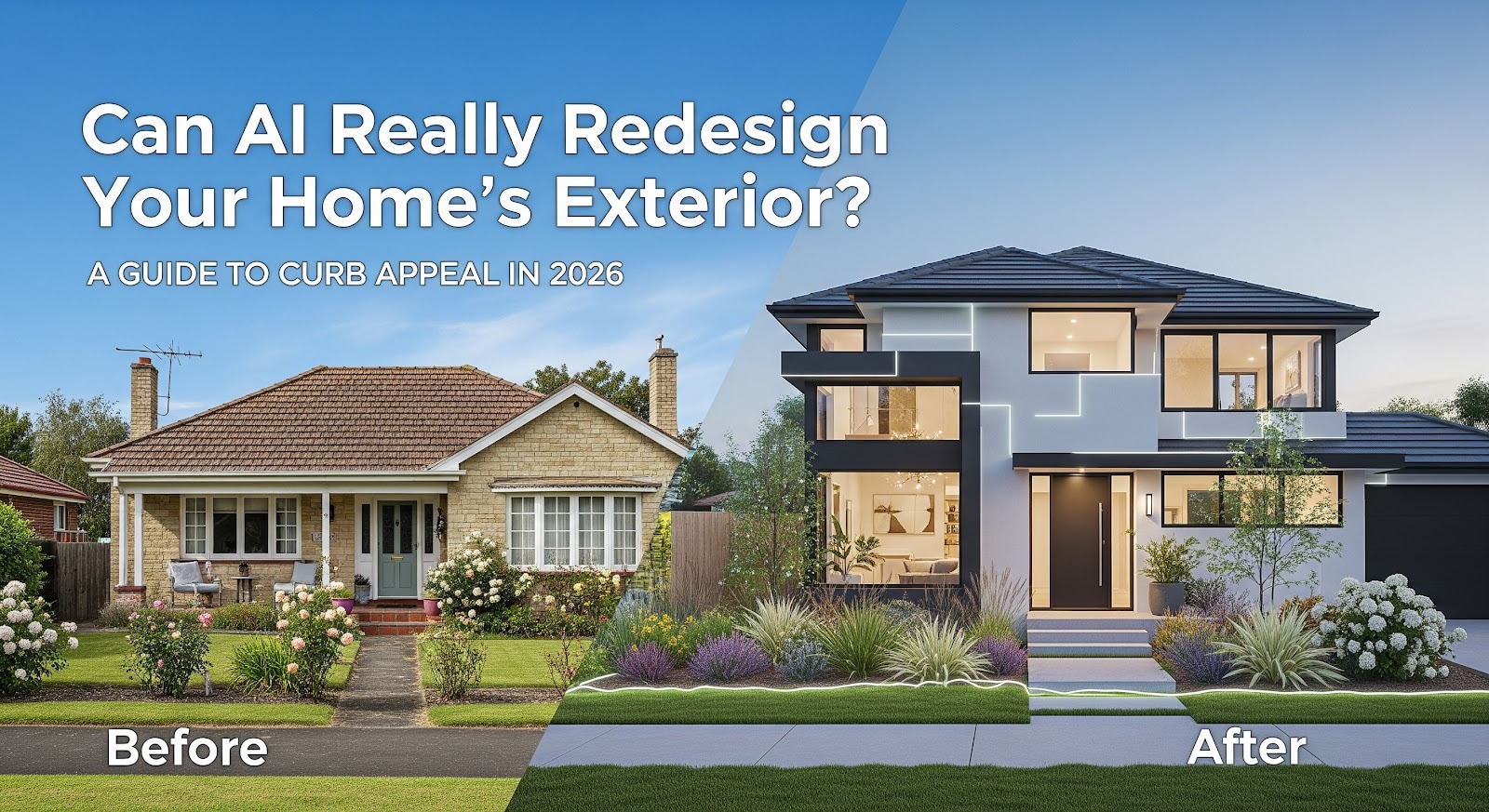Can AI Really Redesign Your Home’s Exterior? A Guide To Curb Appeal in 2026.